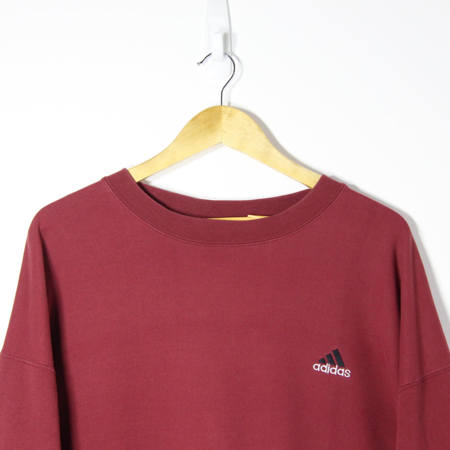 1990's Adidas Basic Sweatshirt - XL