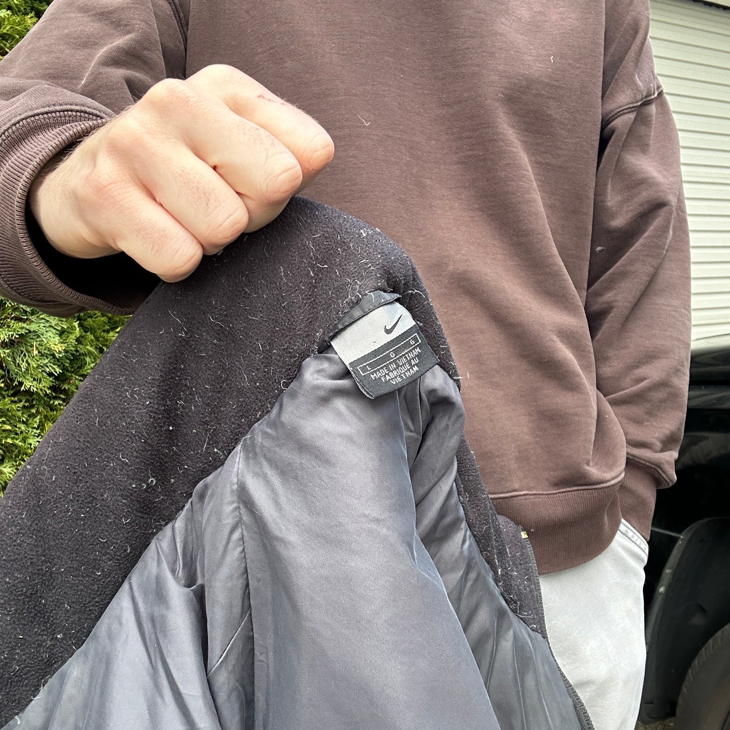 Vintage Nike Juventus Puffer Jacket - L