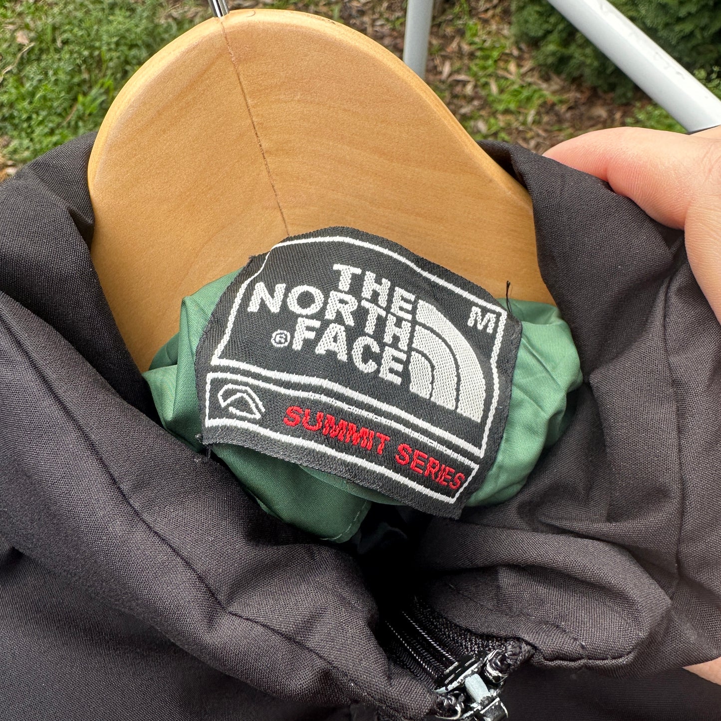 Vintage Green North Face Puffer - M
