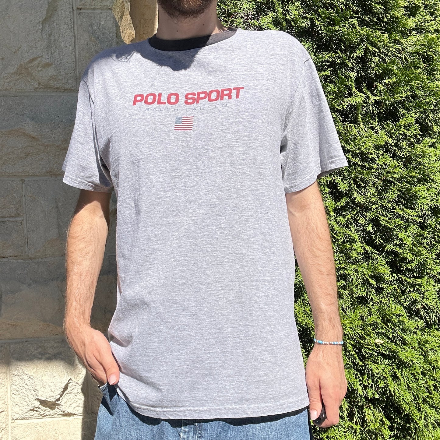 1990's RL Polo Sport Graphic Tee - L