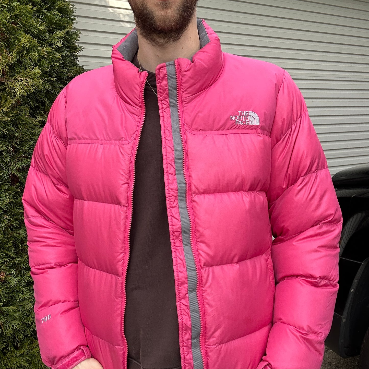 Vintage 2000s Pink North Face Puffer Jacket - M/L(W)
