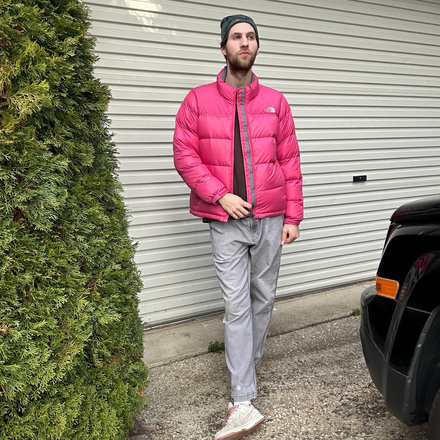 Vintage 2000s Pink North Face Puffer Jacket - M/L(W)