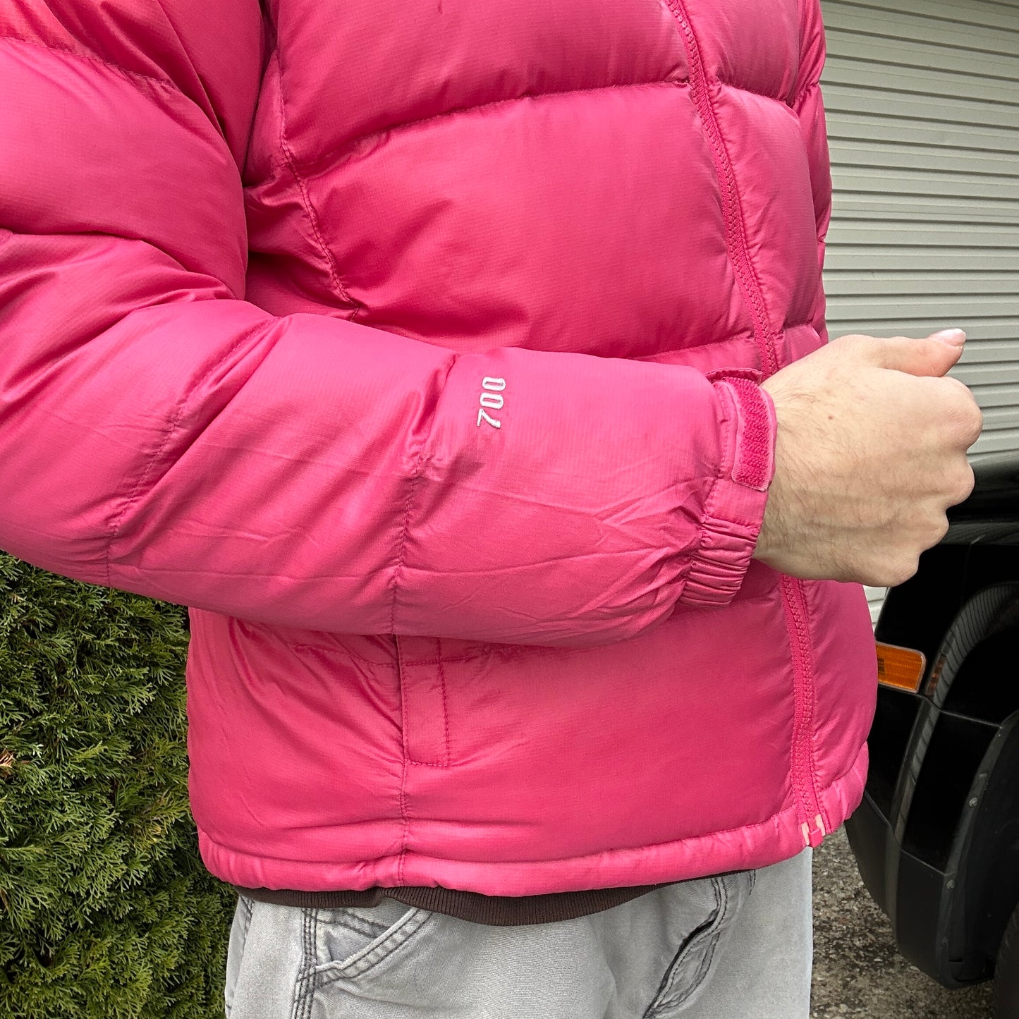 Vintage 2000s Pink North Face Puffer Jacket - M/L(W)