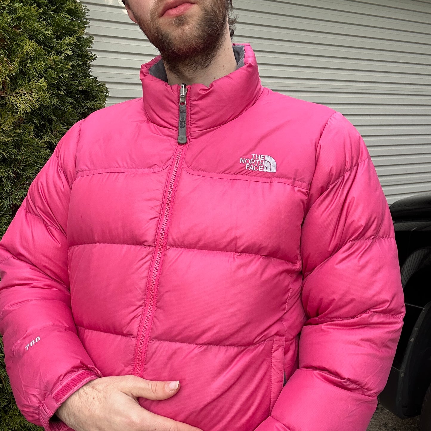 Vintage 2000s Pink North Face Puffer Jacket - M/L(W)