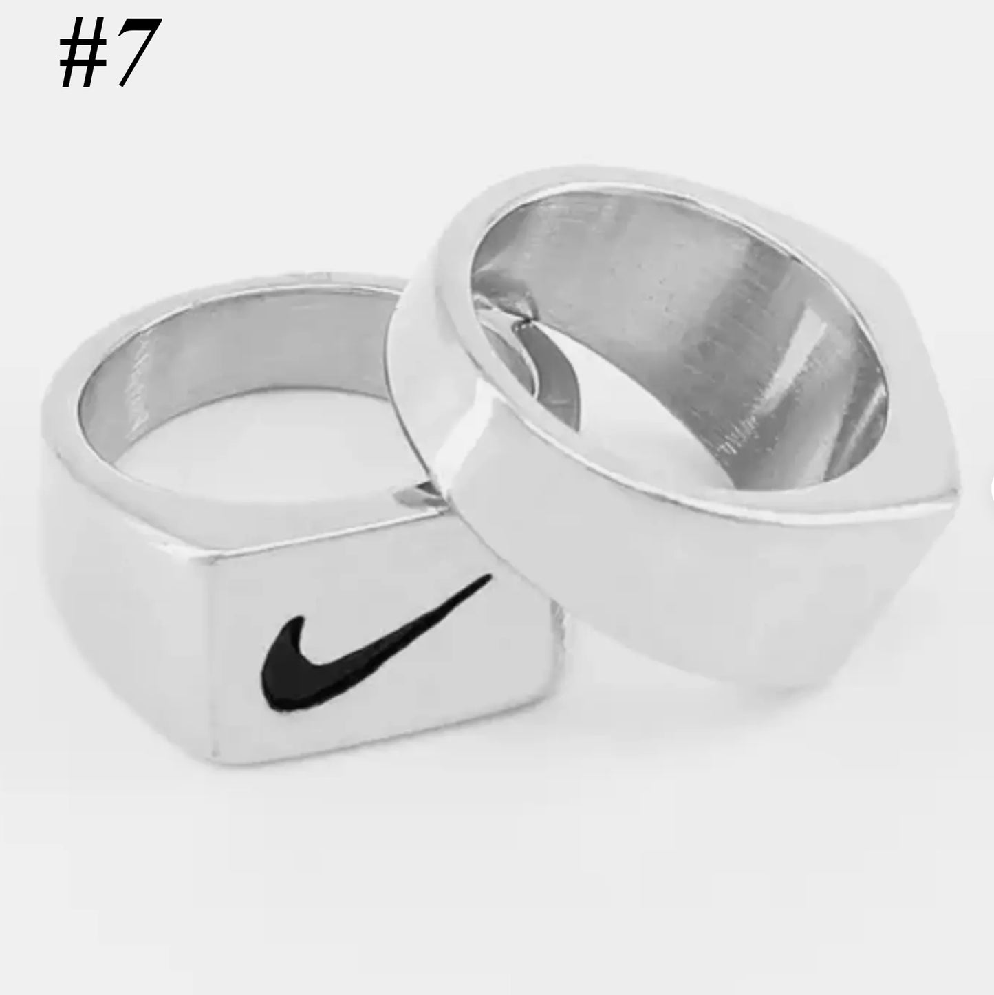 ☀️UNISEX FASHION NIKE RING | Stainless Steel & Silver | CHRISTMAS GIFT IDEA 🎄