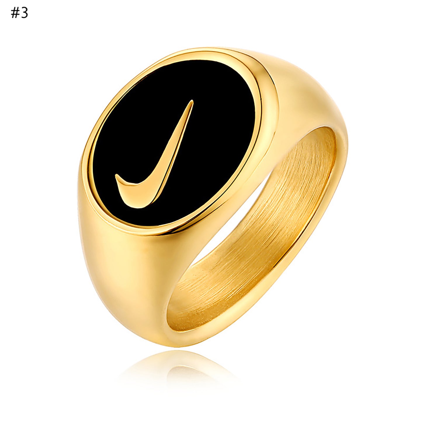 ☀️UNISEX NIKE GOLD RING I Stainless Steel & Gold | MEN & WOMEN CHRISTMAS GIFT!🎄