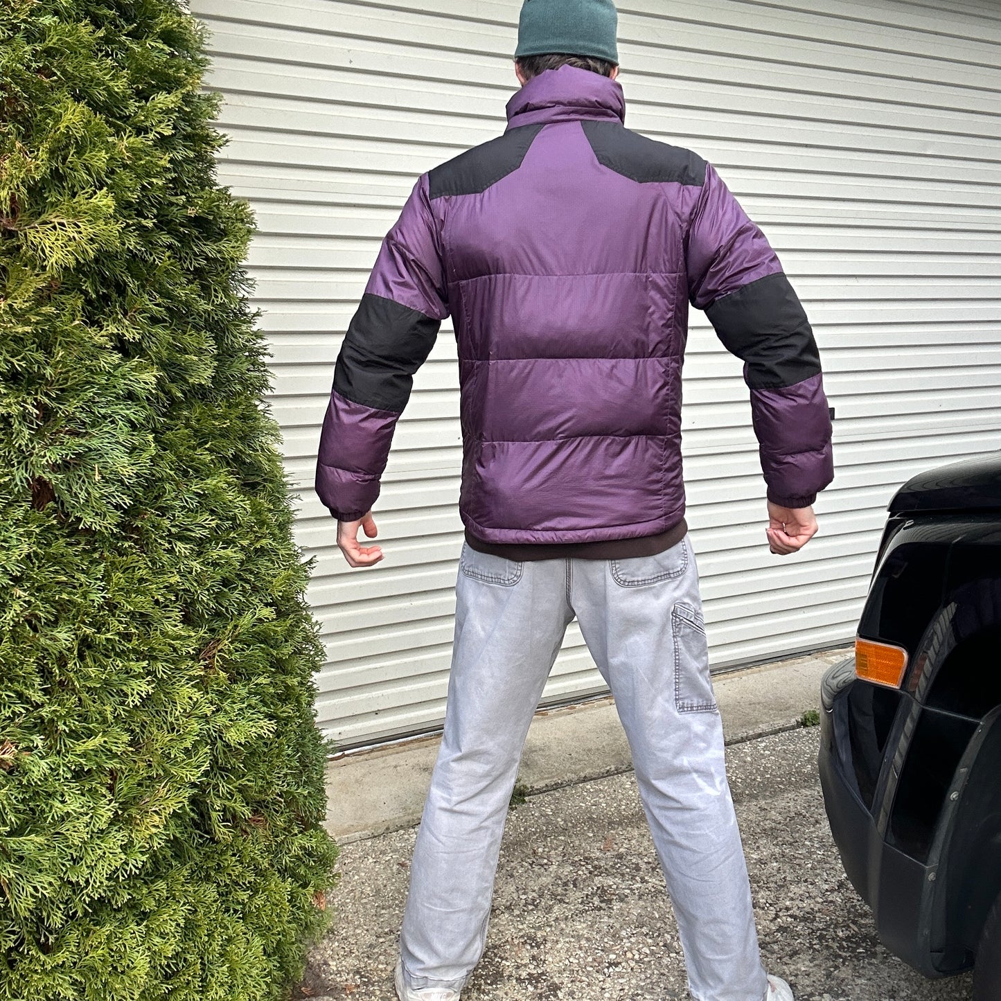 Vintage 2000's Purple Adidas Puffer Jacket - M