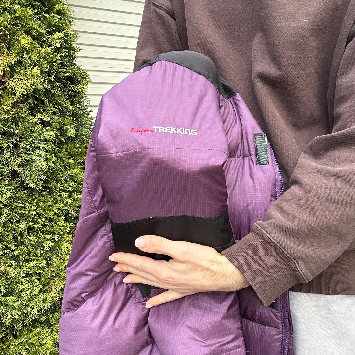 Vintage 2000's Purple Adidas Puffer Jacket - M