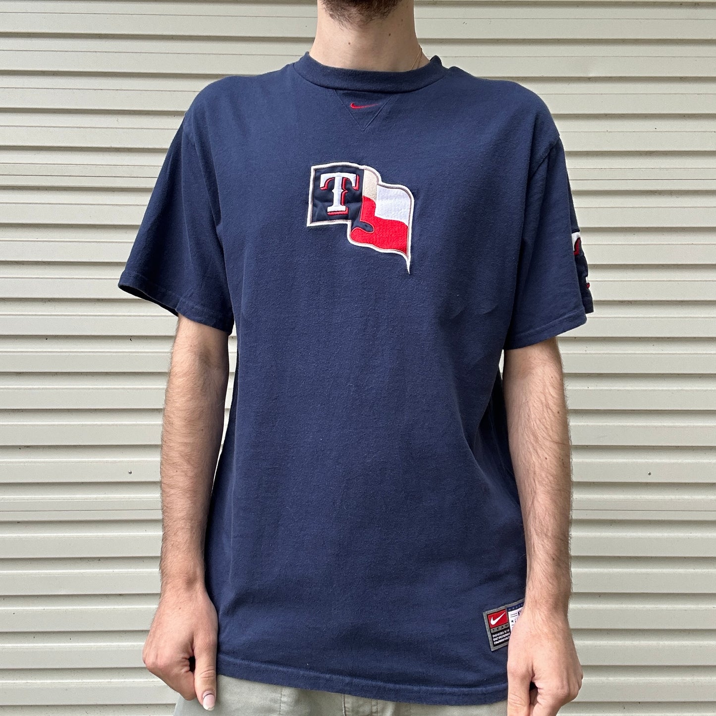 Vintage Nike Texans Embroidered Tee - M