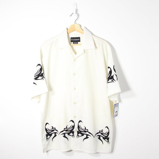 2000's No Boundaries Button Up Rave Shirt - M/L