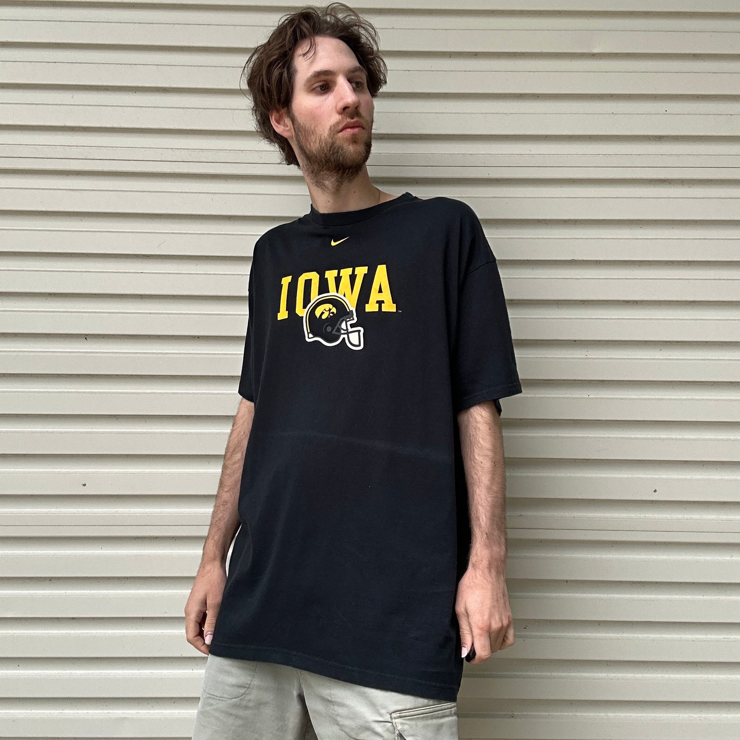 Vintage Nike IOWA Graphic Tee - XL