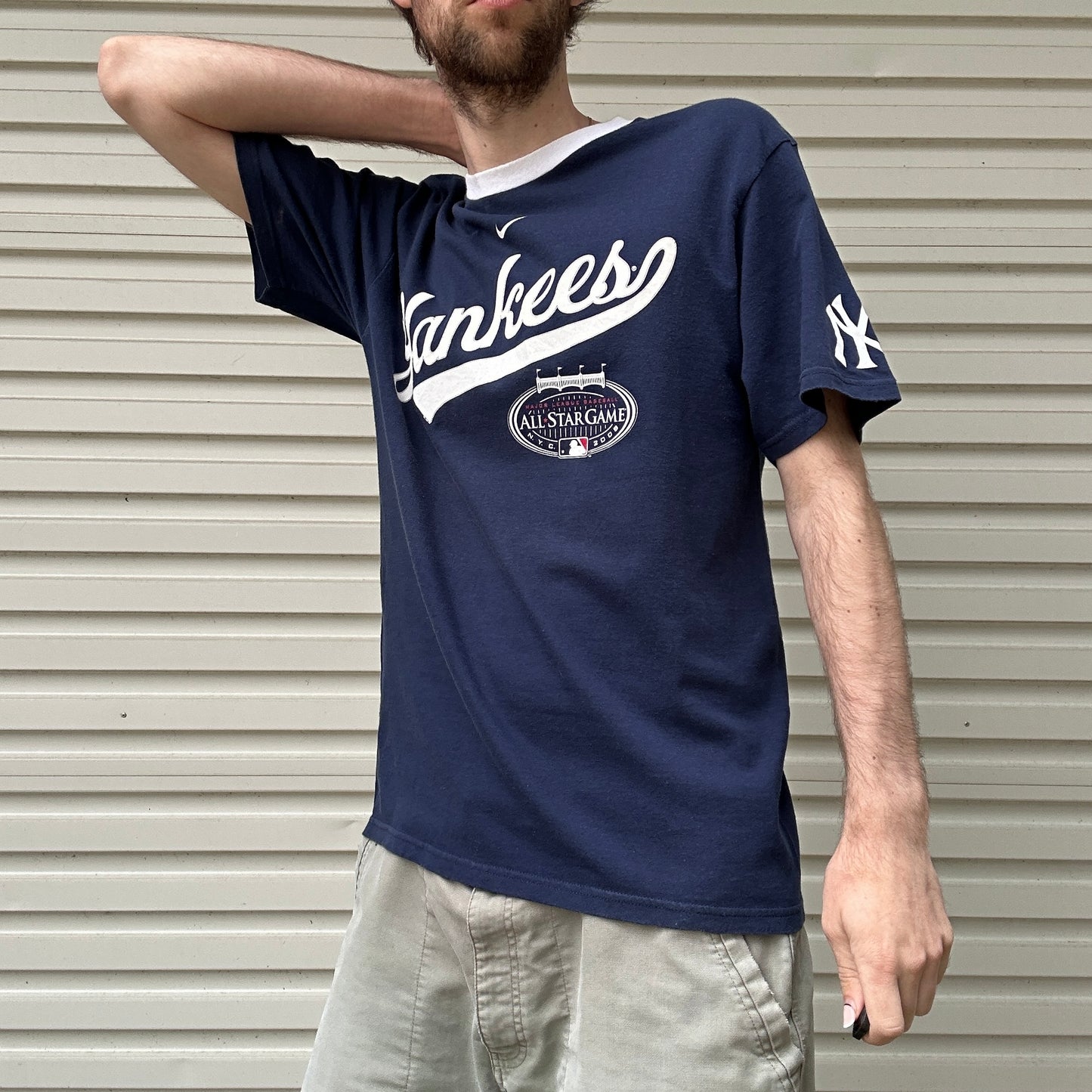 Vintage Yankees Nike Graphic Tee - M