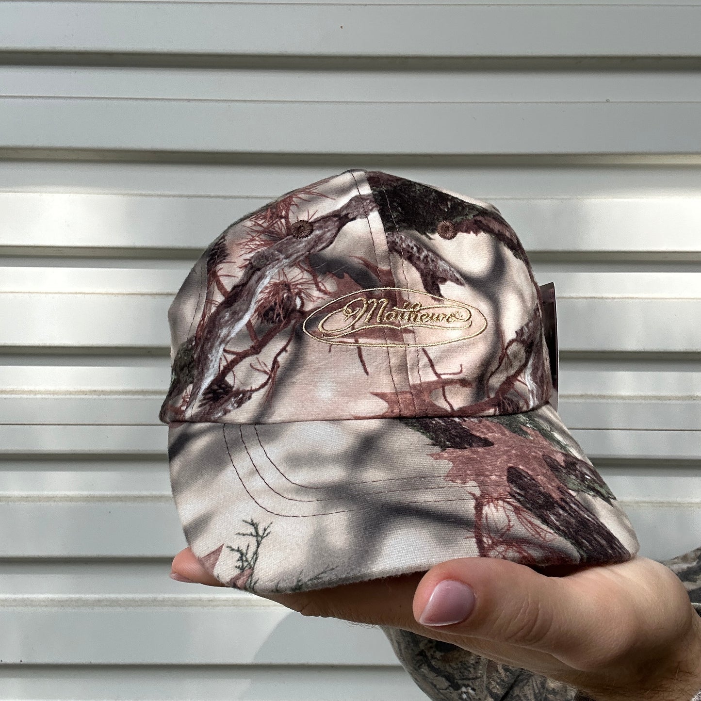 Vintage Gold Realtree Camo Cap
