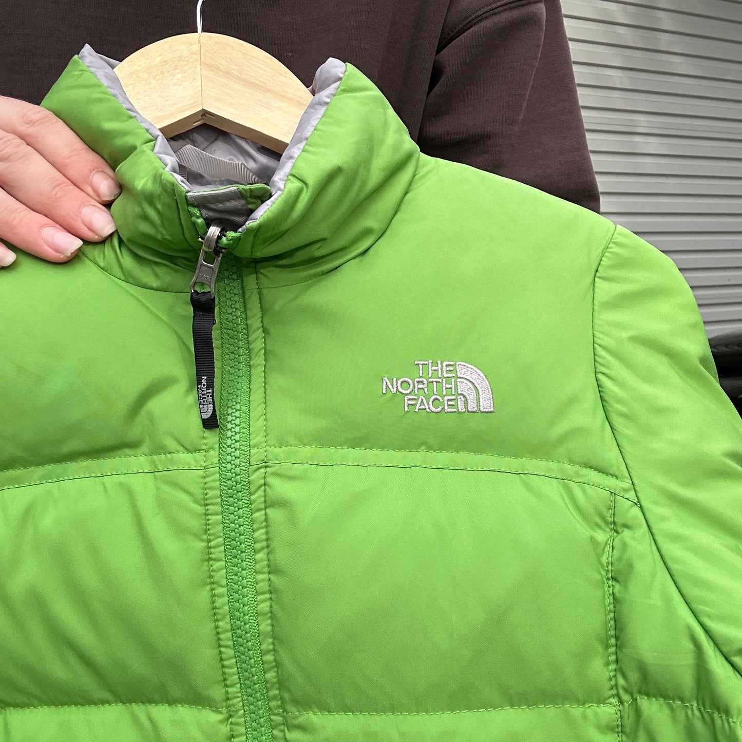 Vintage 2000's Green North Face Puffer - M