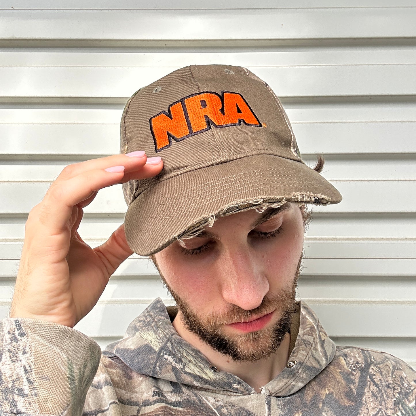 Vintage NRA Camo Cap