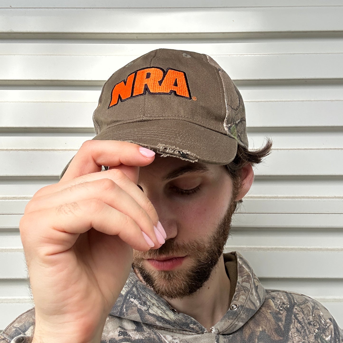 Vintage NRA Camo Cap