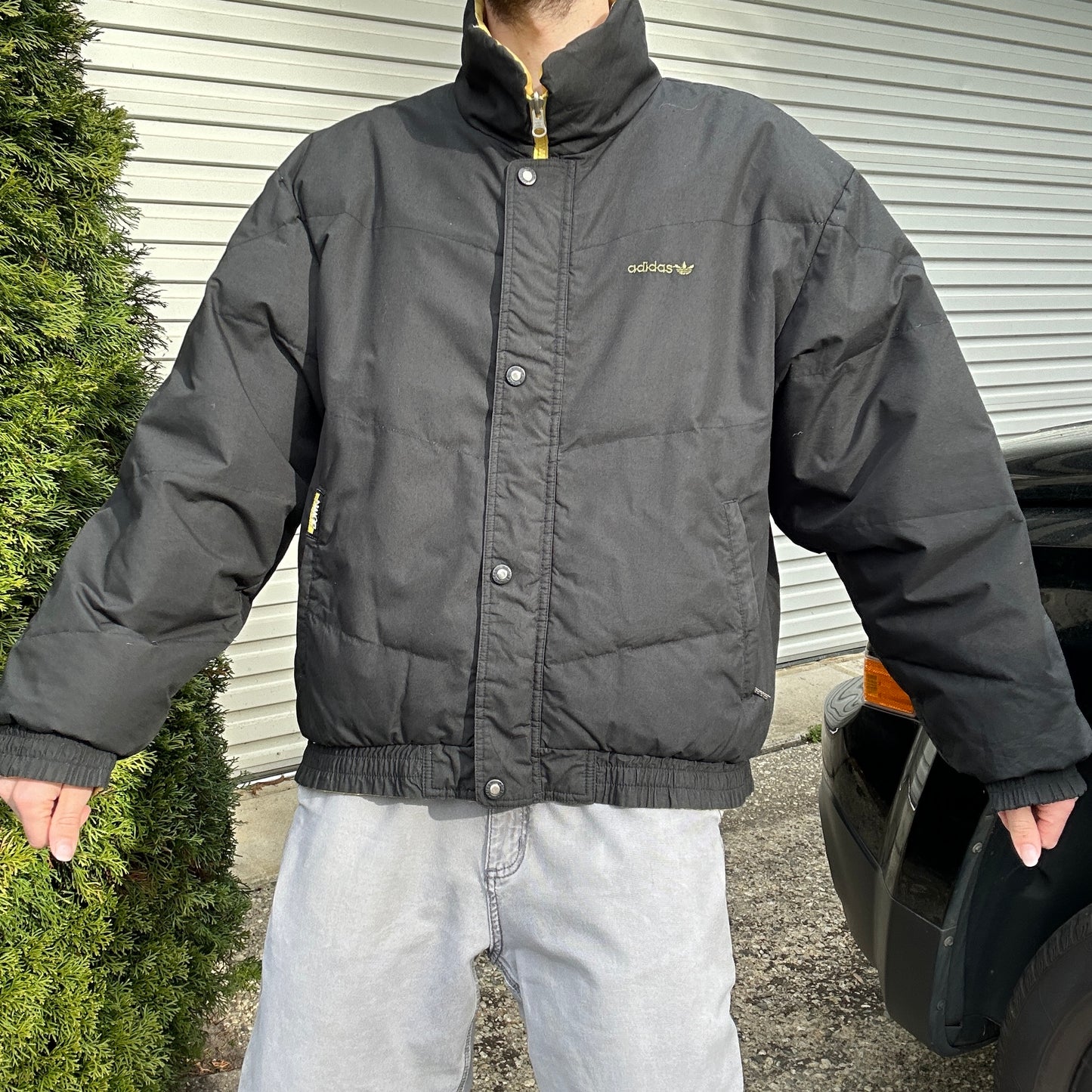 Vintage 2000's Adidas Reversible Puffer Jacket - L