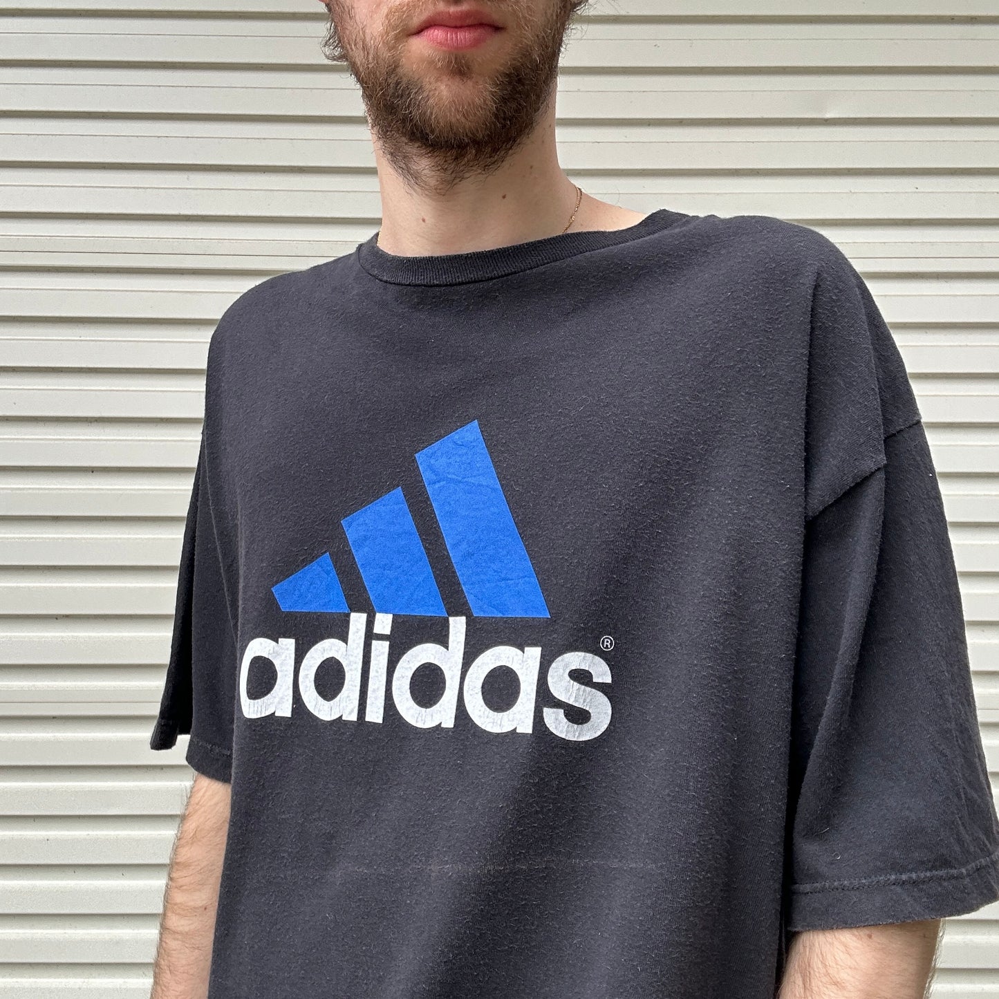 Vintage Adidas Graphic Tee - L