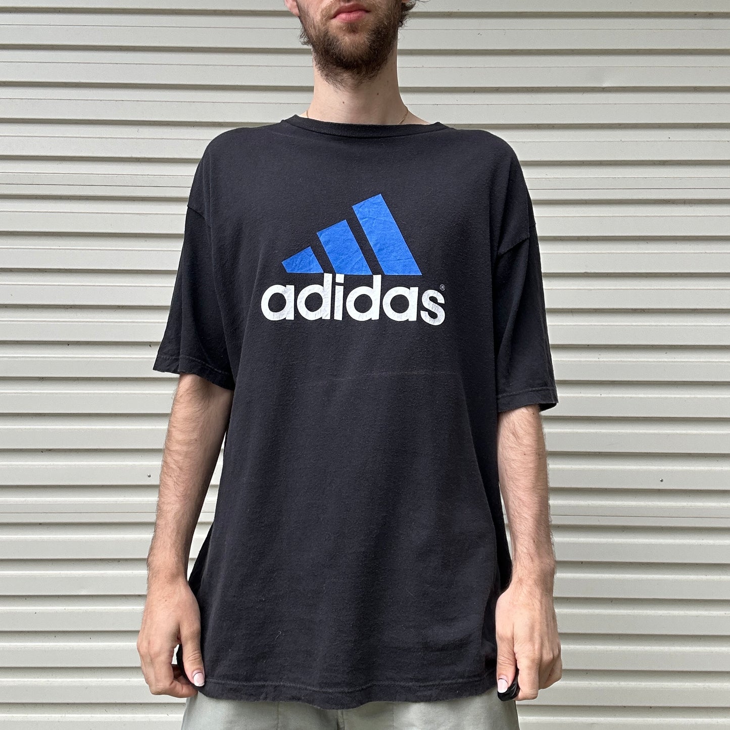 Vintage Adidas Graphic Tee - L