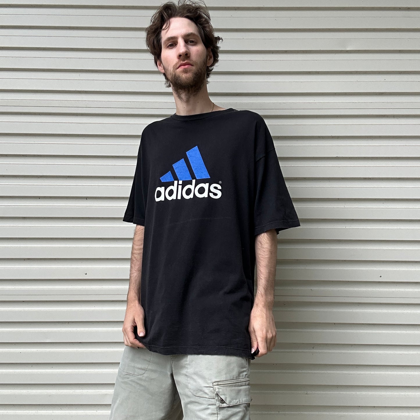 Vintage Adidas Graphic Tee - L