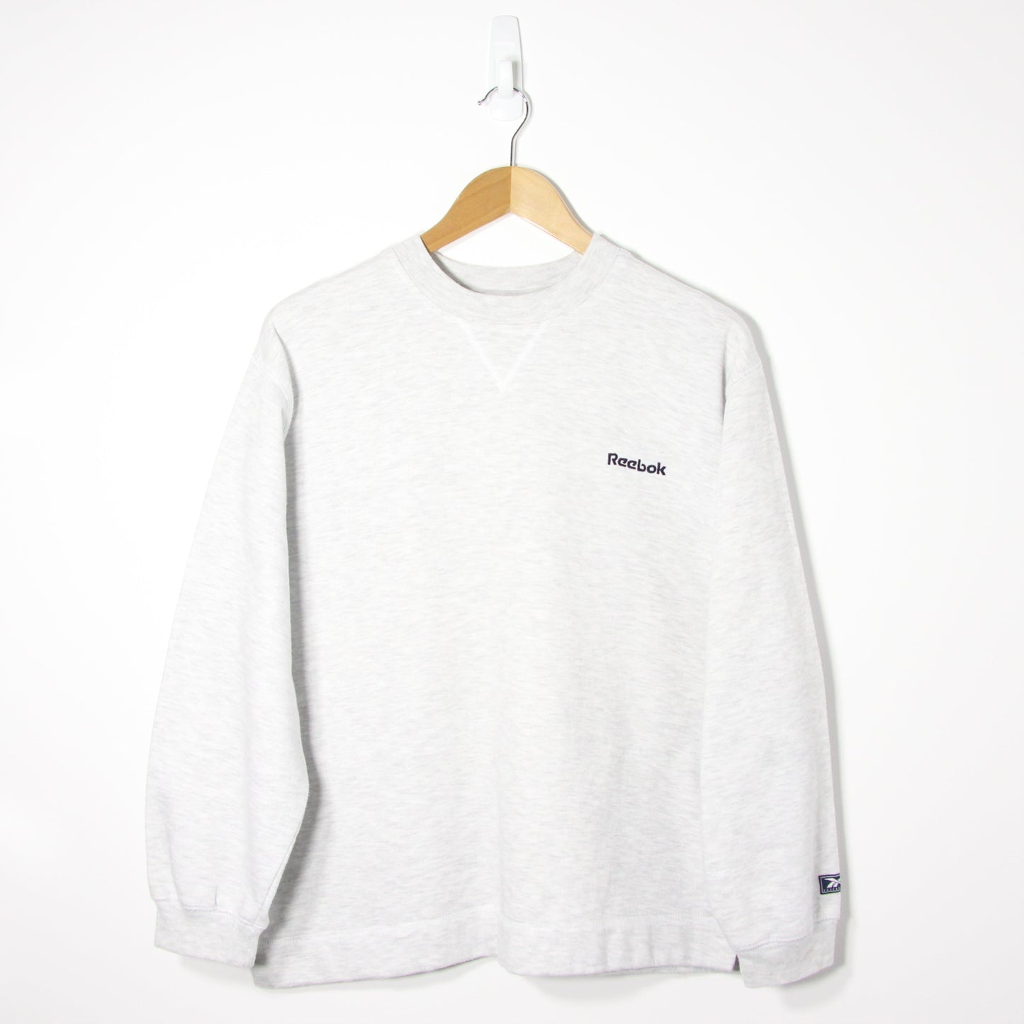 2000's Reebok Light Grey Sweatshirt - 14(W)