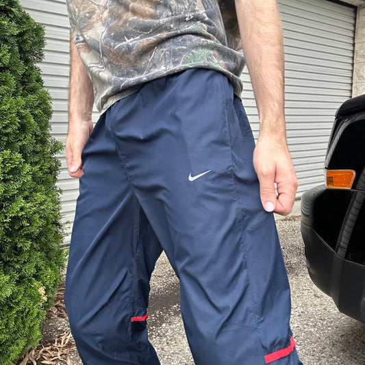 Vintage Navy Nike Trackpants - M