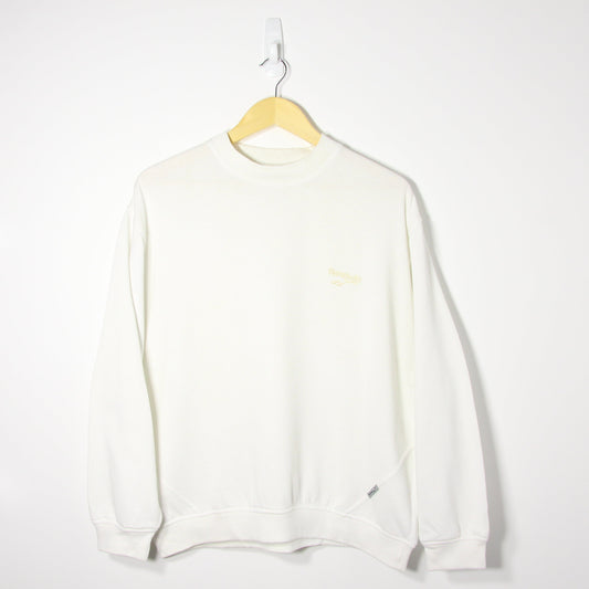 1990's Reebok White Sweatshirt - 14(W)