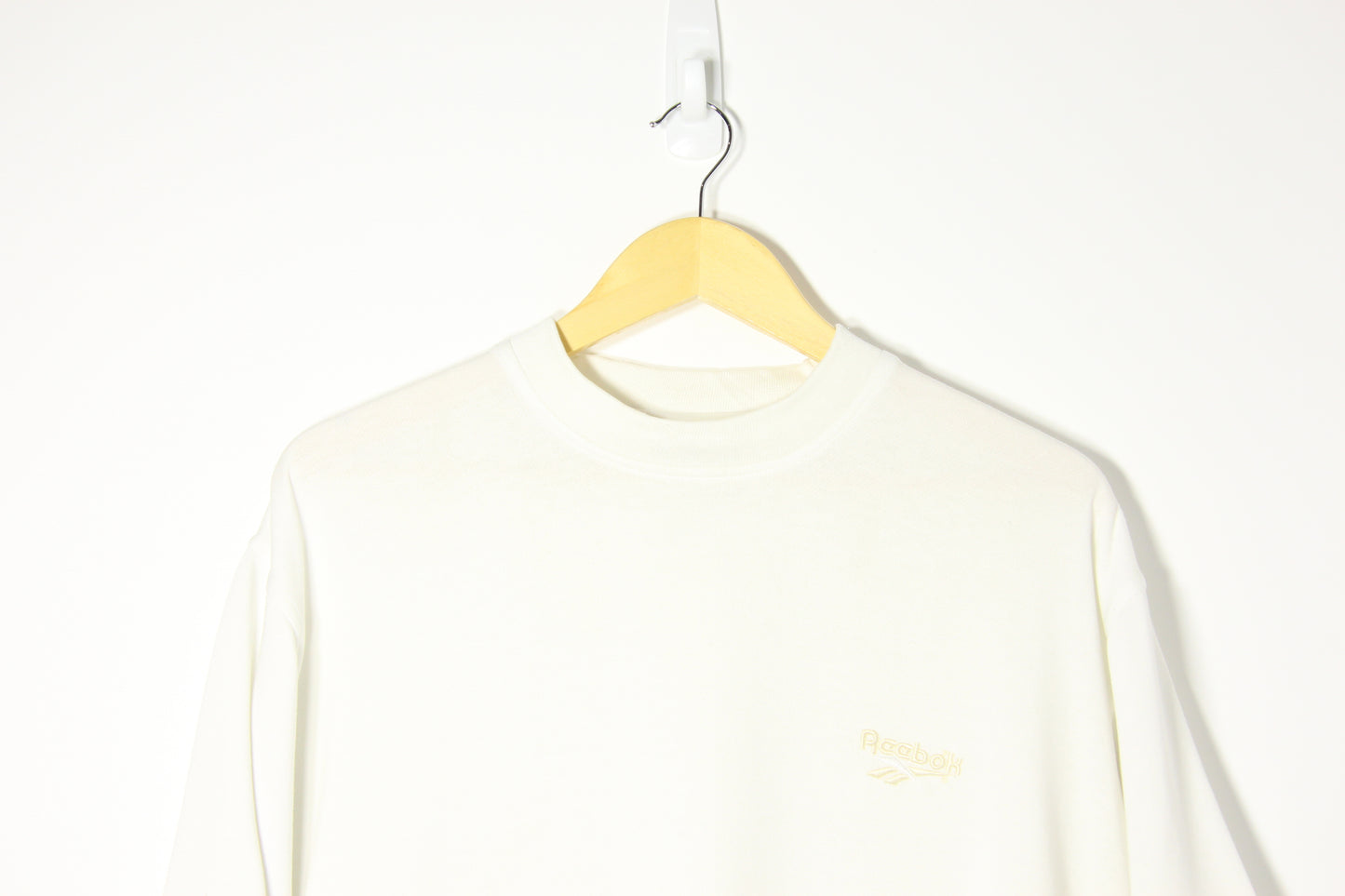 1990's Reebok White Sweatshirt - 14(W)