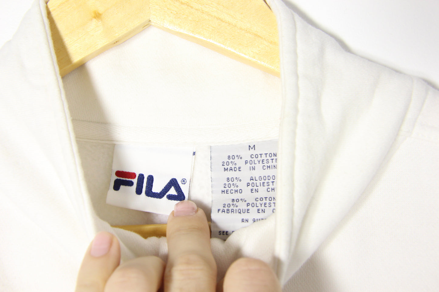 2000's Fila Spellout Sweatshirt - M