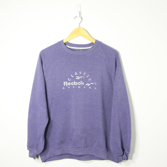 1990's Reebok Purple Sweatshirt - M