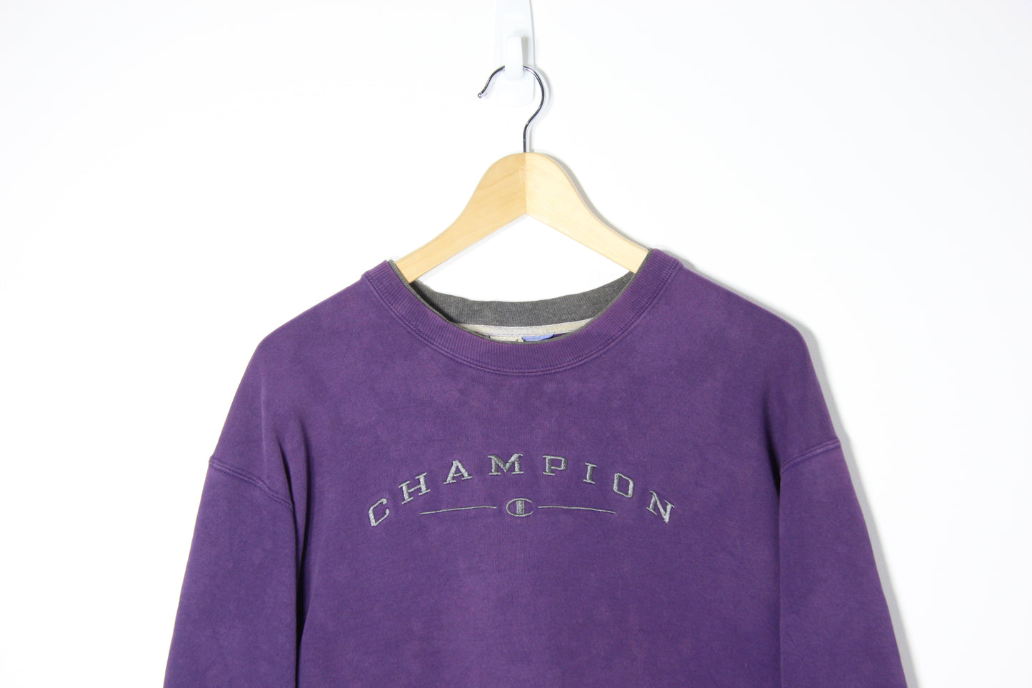 1990's Champion Purple Sweatshirt - M