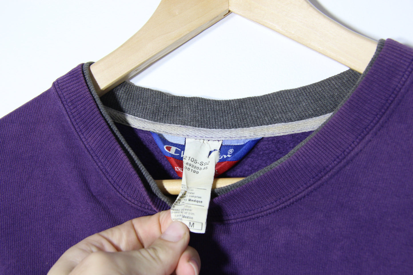 1990's Champion Purple Sweatshirt - M