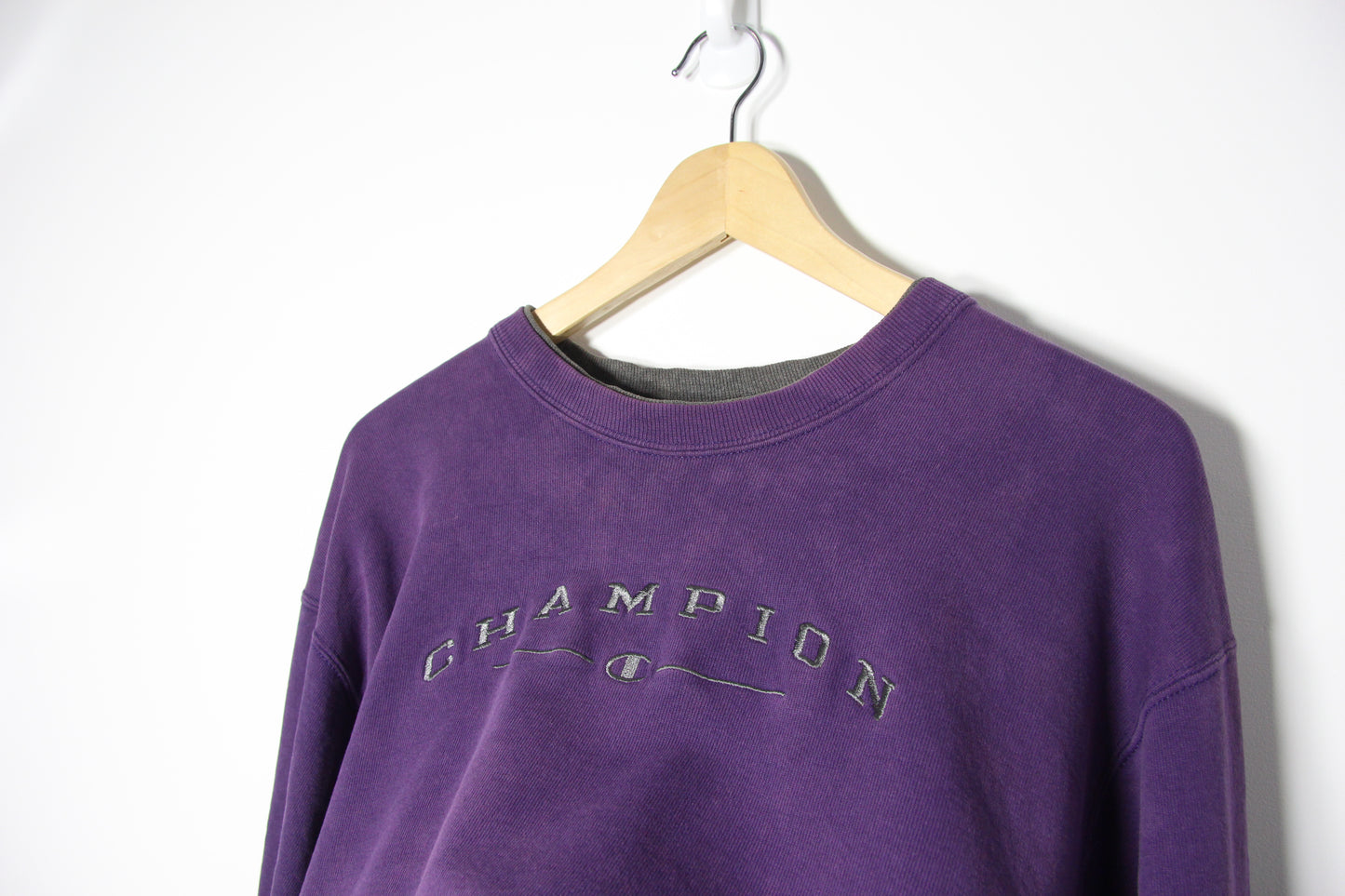 1990's Champion Purple Sweatshirt - M