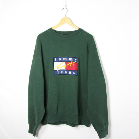 1990's Tommy Hilfiger Bootleg Sweatshirt - XL