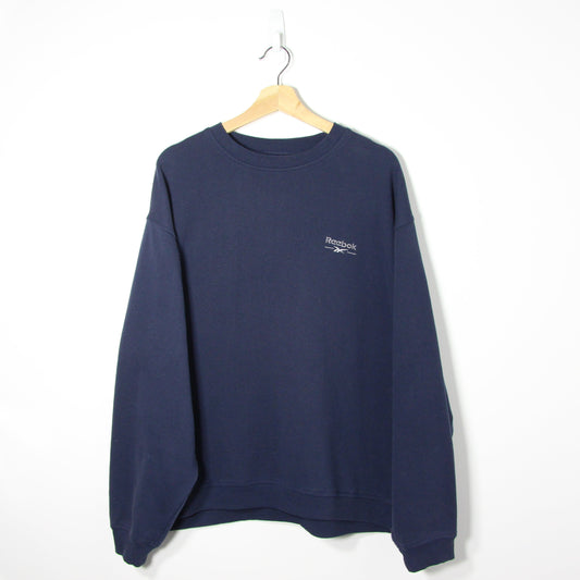 Vintage Reebok Navy Sweatshirt - XL