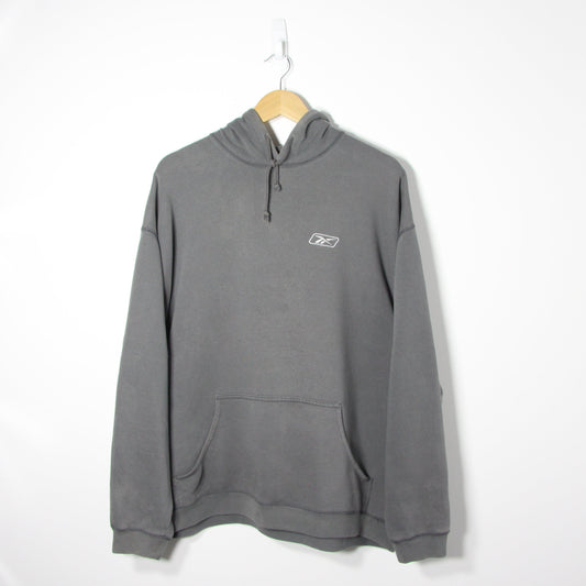 1990's Reebok Hooded Jumper - L