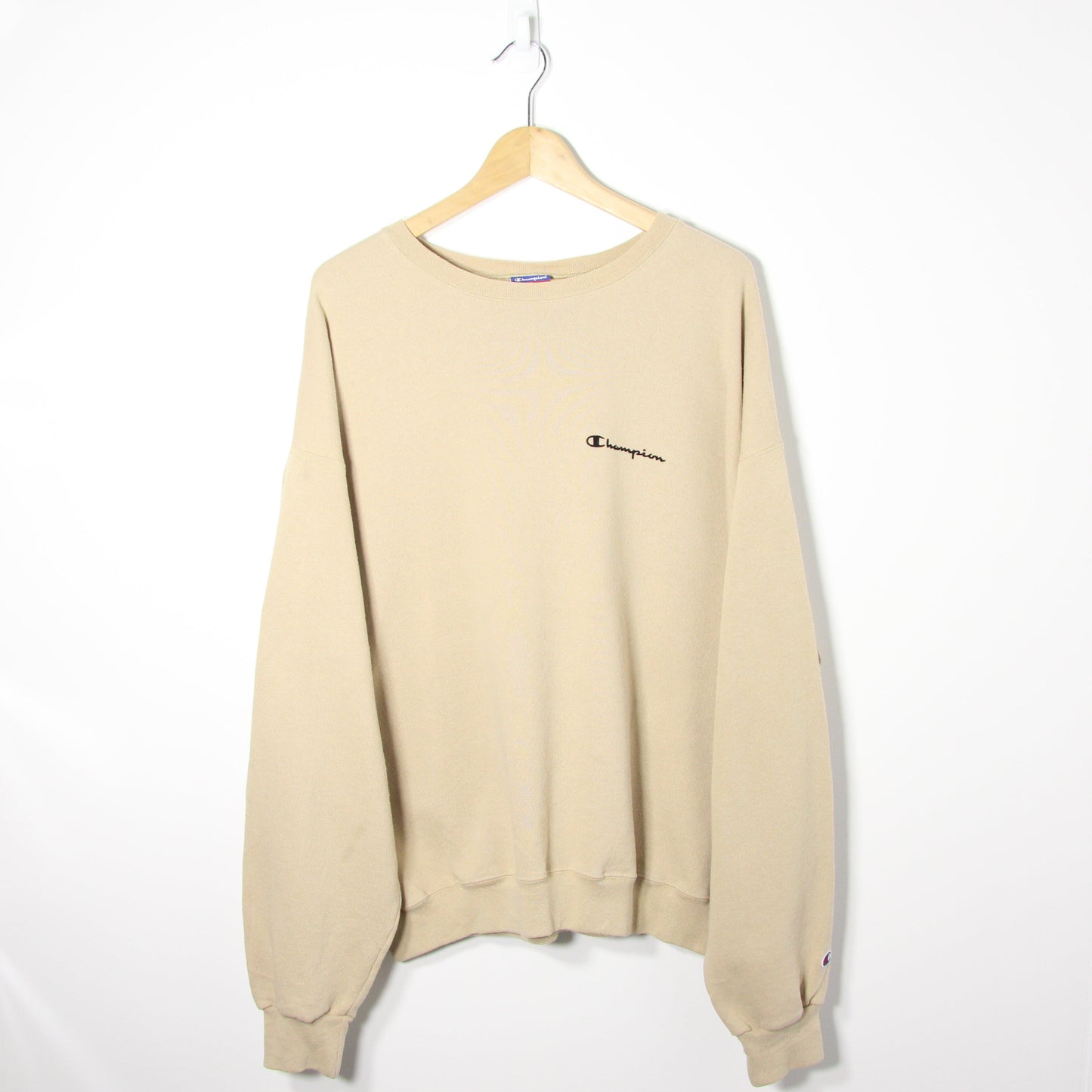 Vintage Champion Cream Beige Sweatshirt - XL