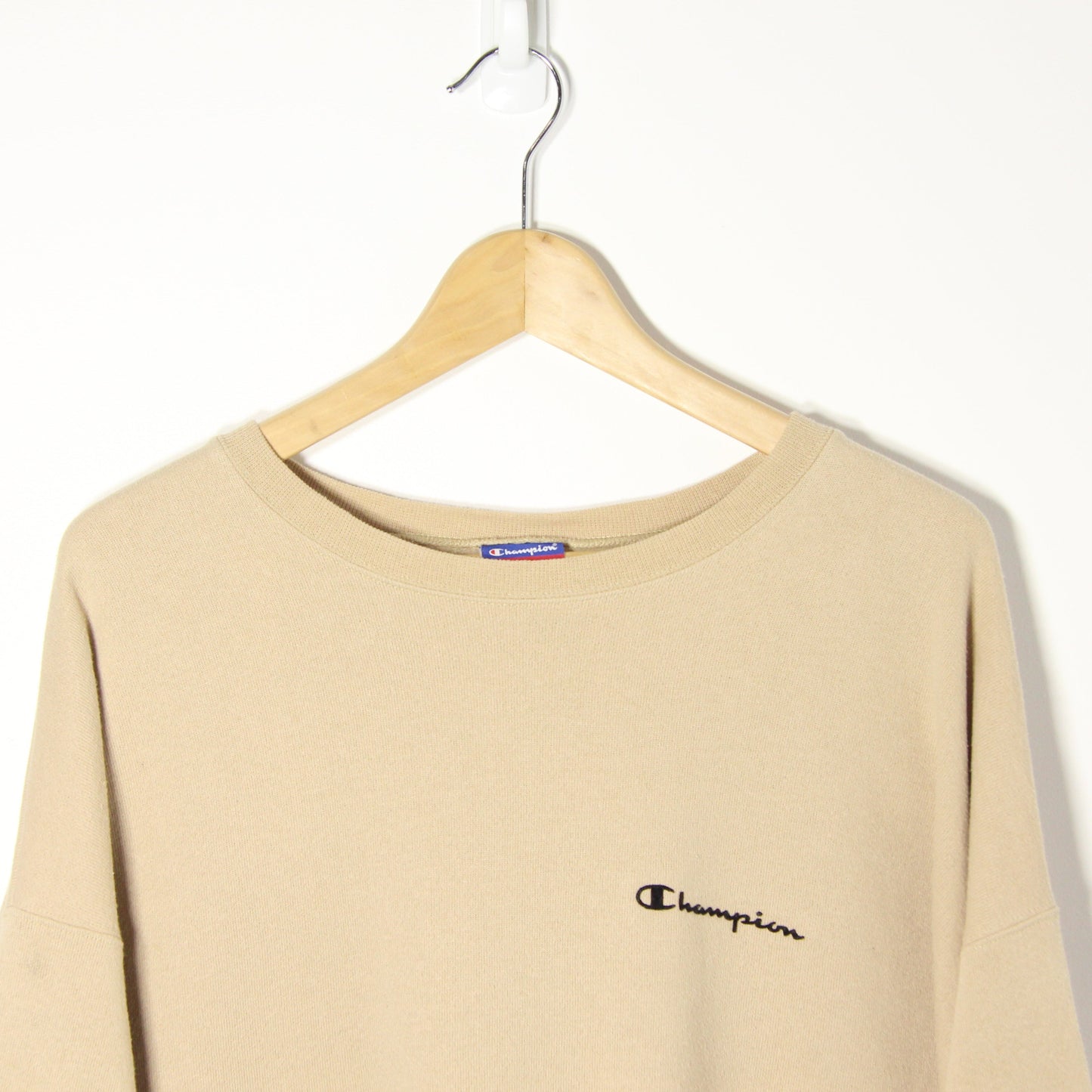 Vintage Champion Cream Beige Sweatshirt - XL