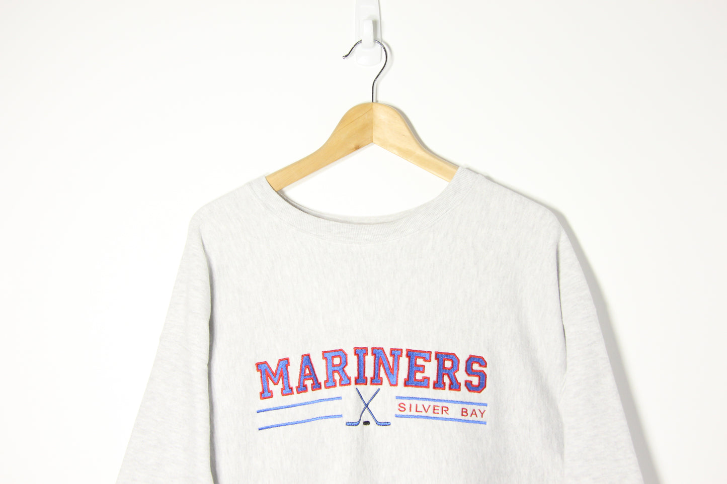 Vintage Mariners Champion Grey Sweatshirt - XL