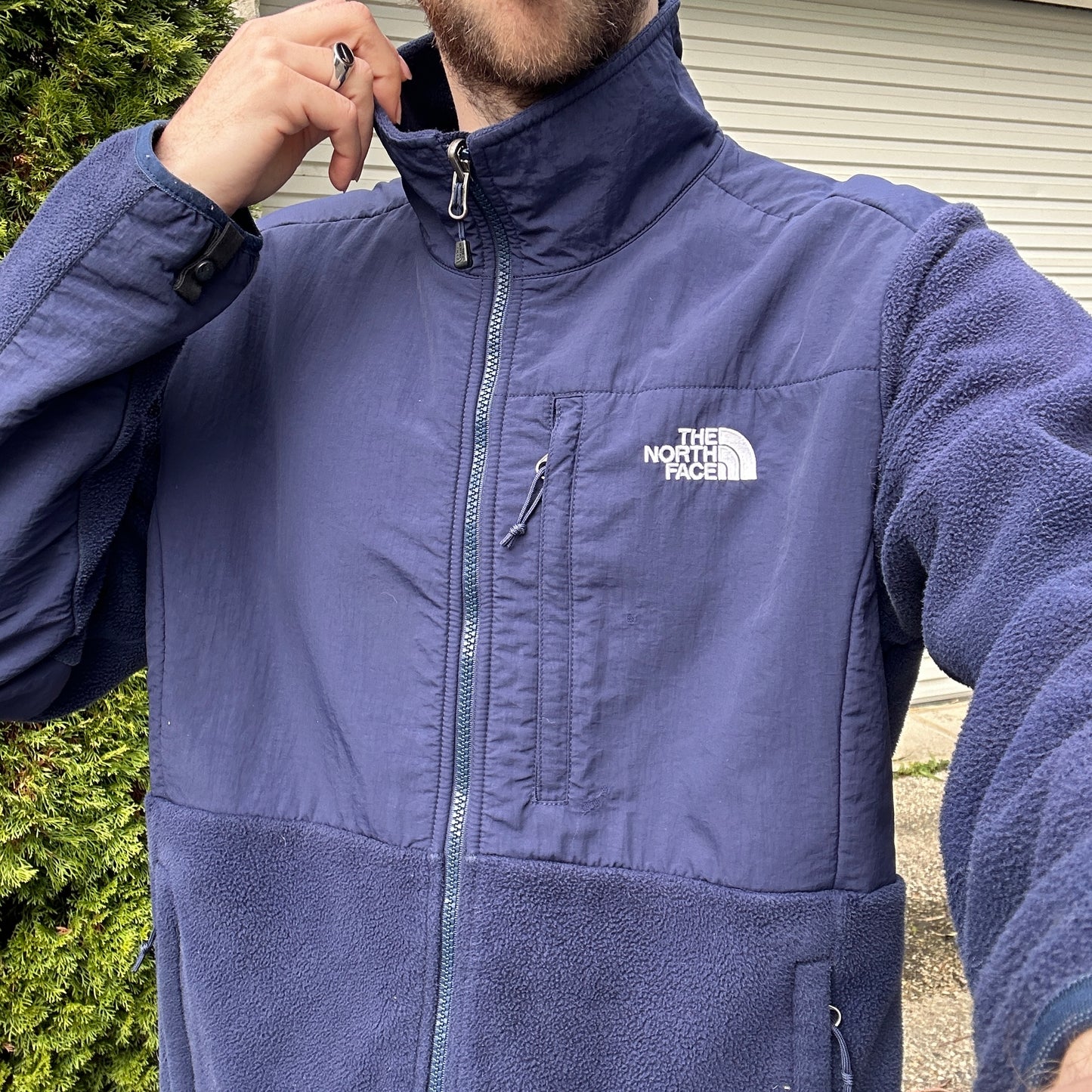 Vintage The North Face Denali Fleece Navy Blue - XL(W)