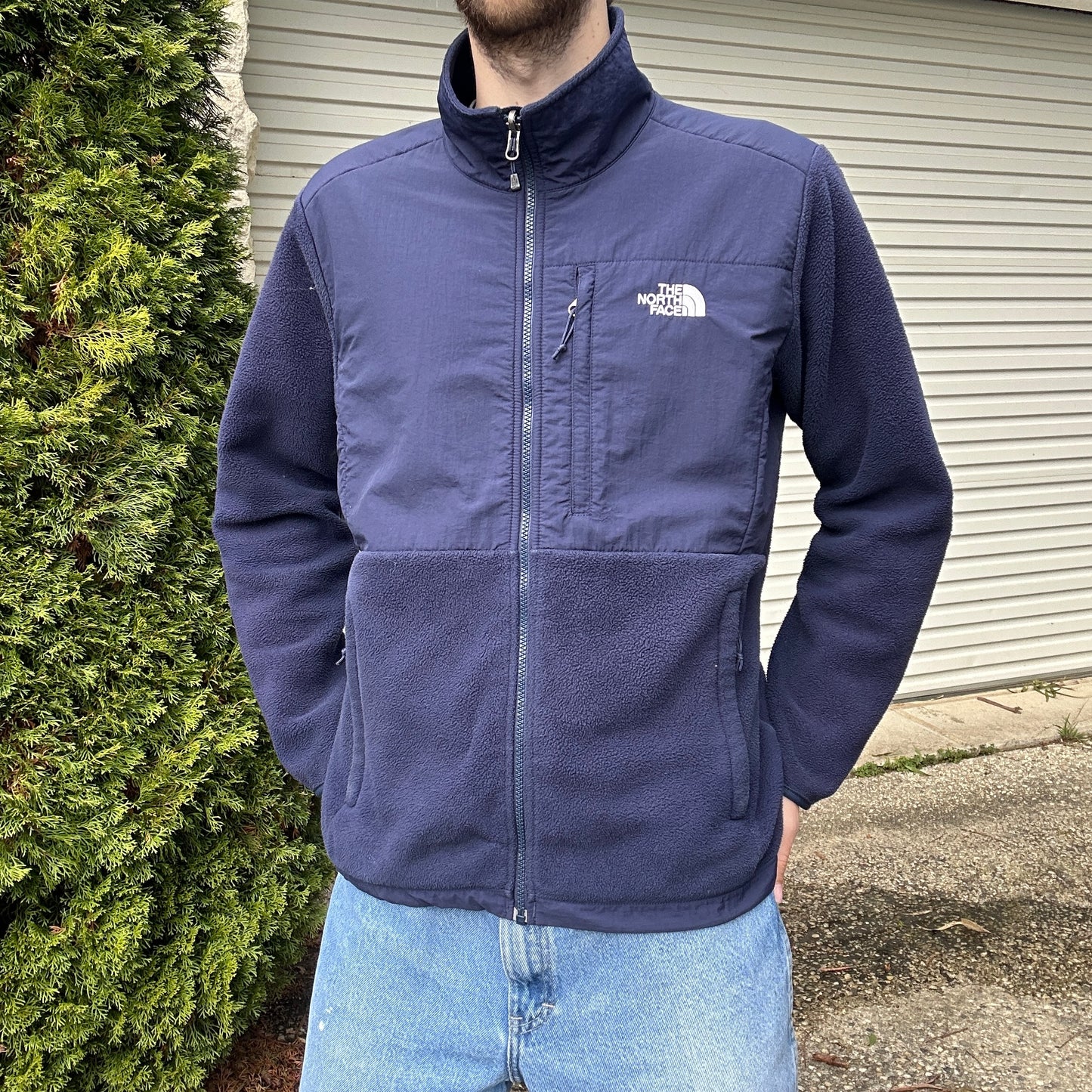 Vintage The North Face Denali Fleece Navy Blue - XL(W)