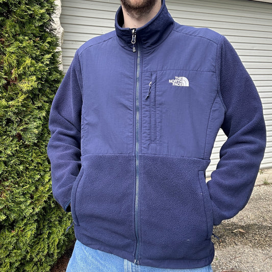 Vintage The North Face Denali Fleece Navy Blue - XL(W)