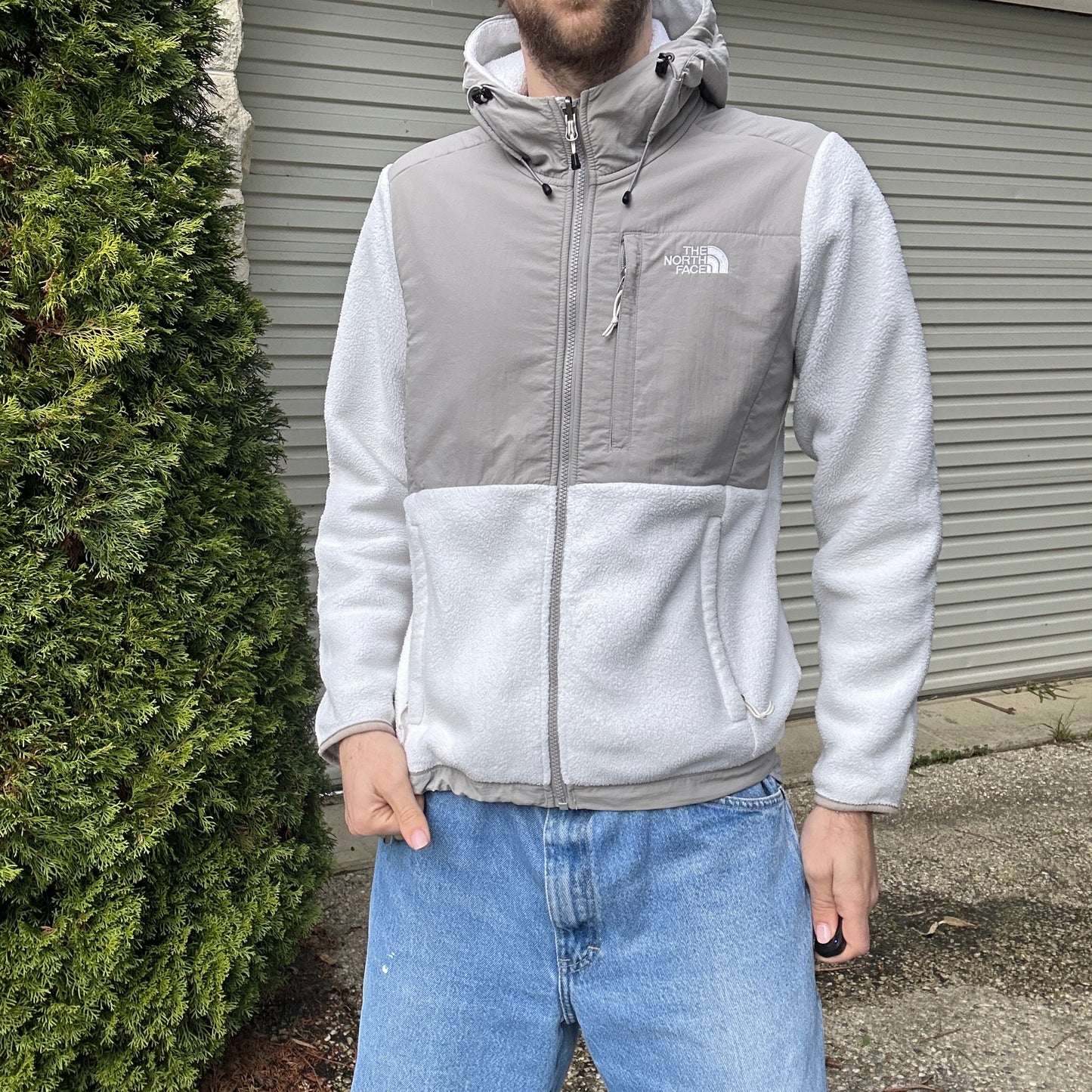 Vintage The North Face Denali Fleece Snow White - Womens M