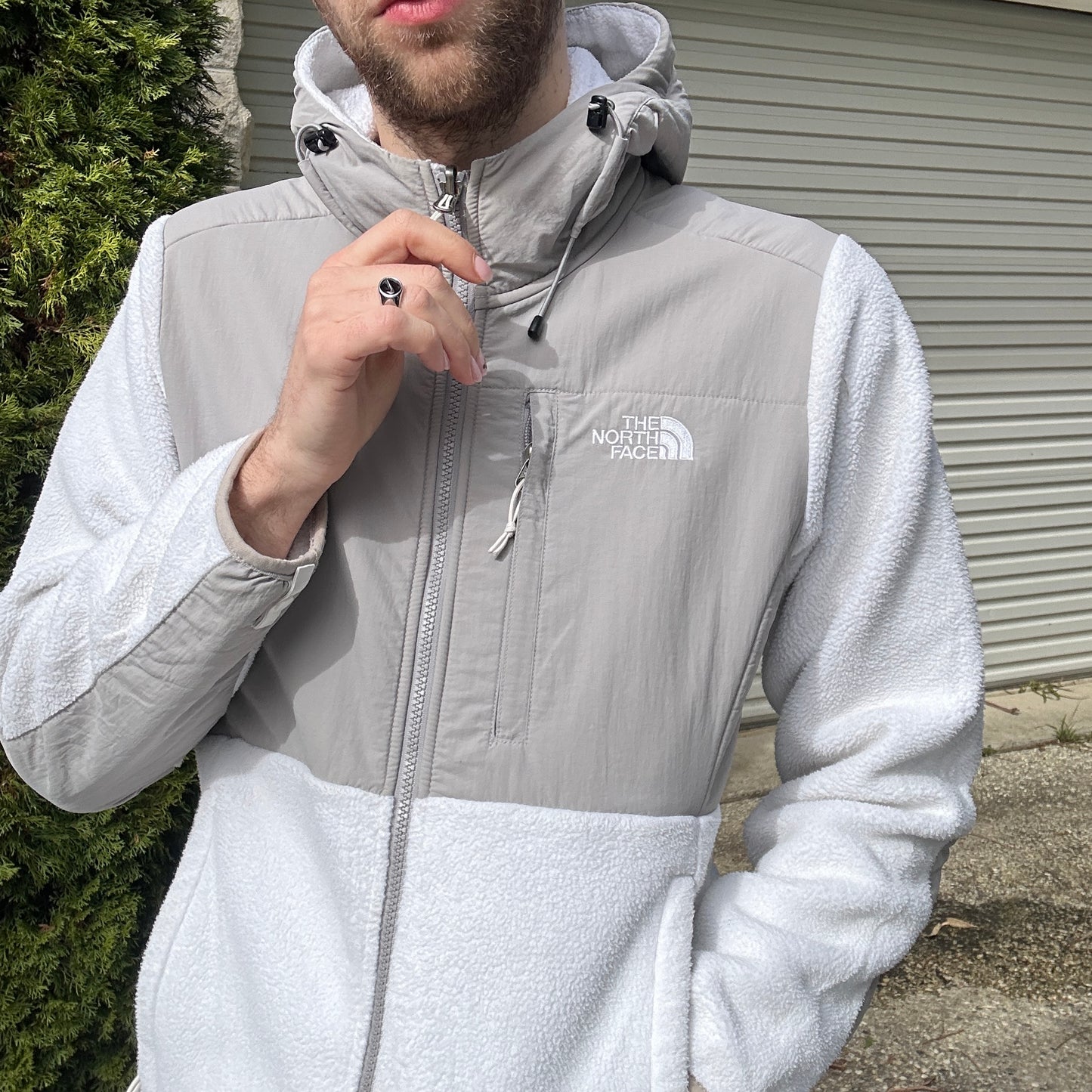 Vintage The North Face Denali Fleece Snow White - Womens M