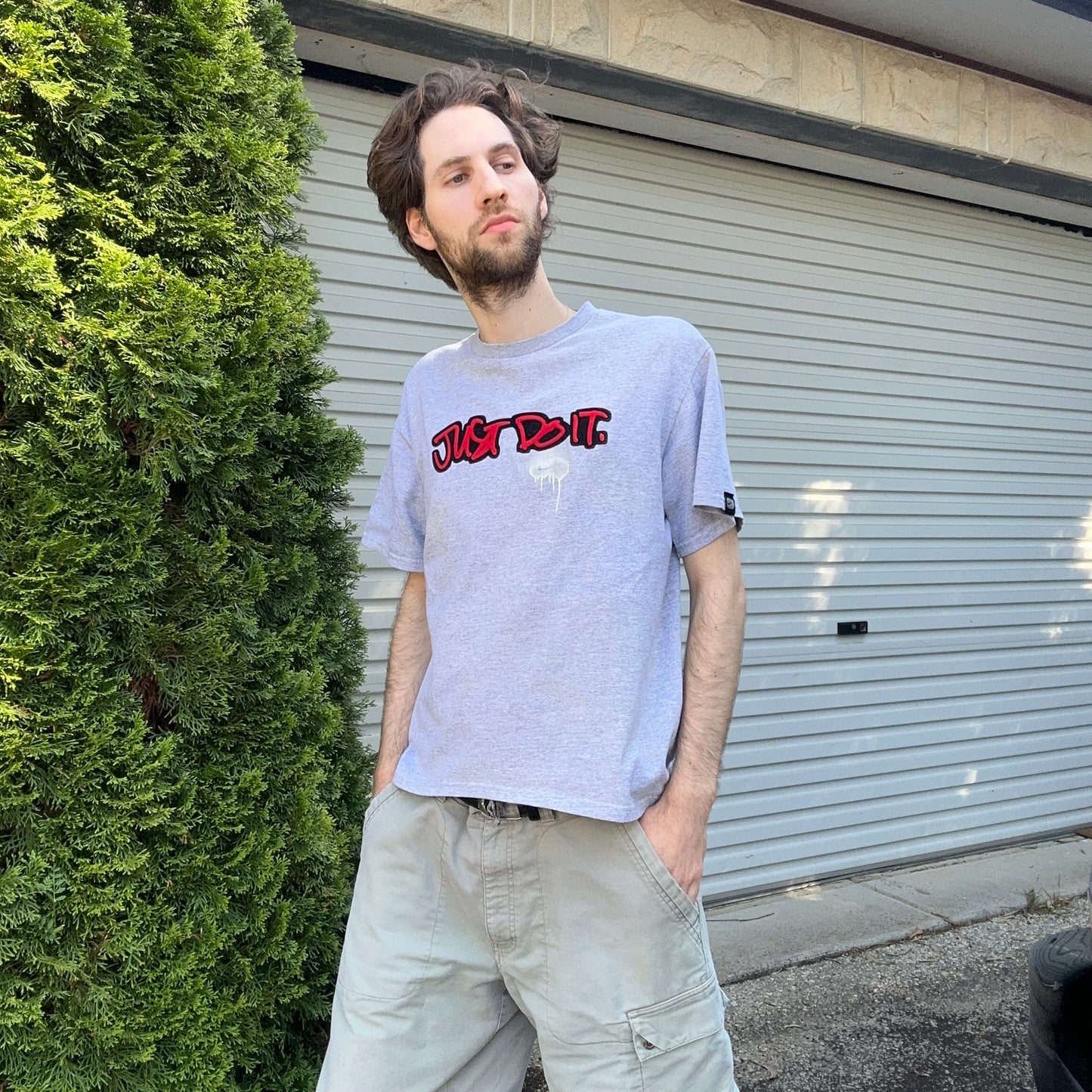 Vintage Nike Just Do It Tee - M