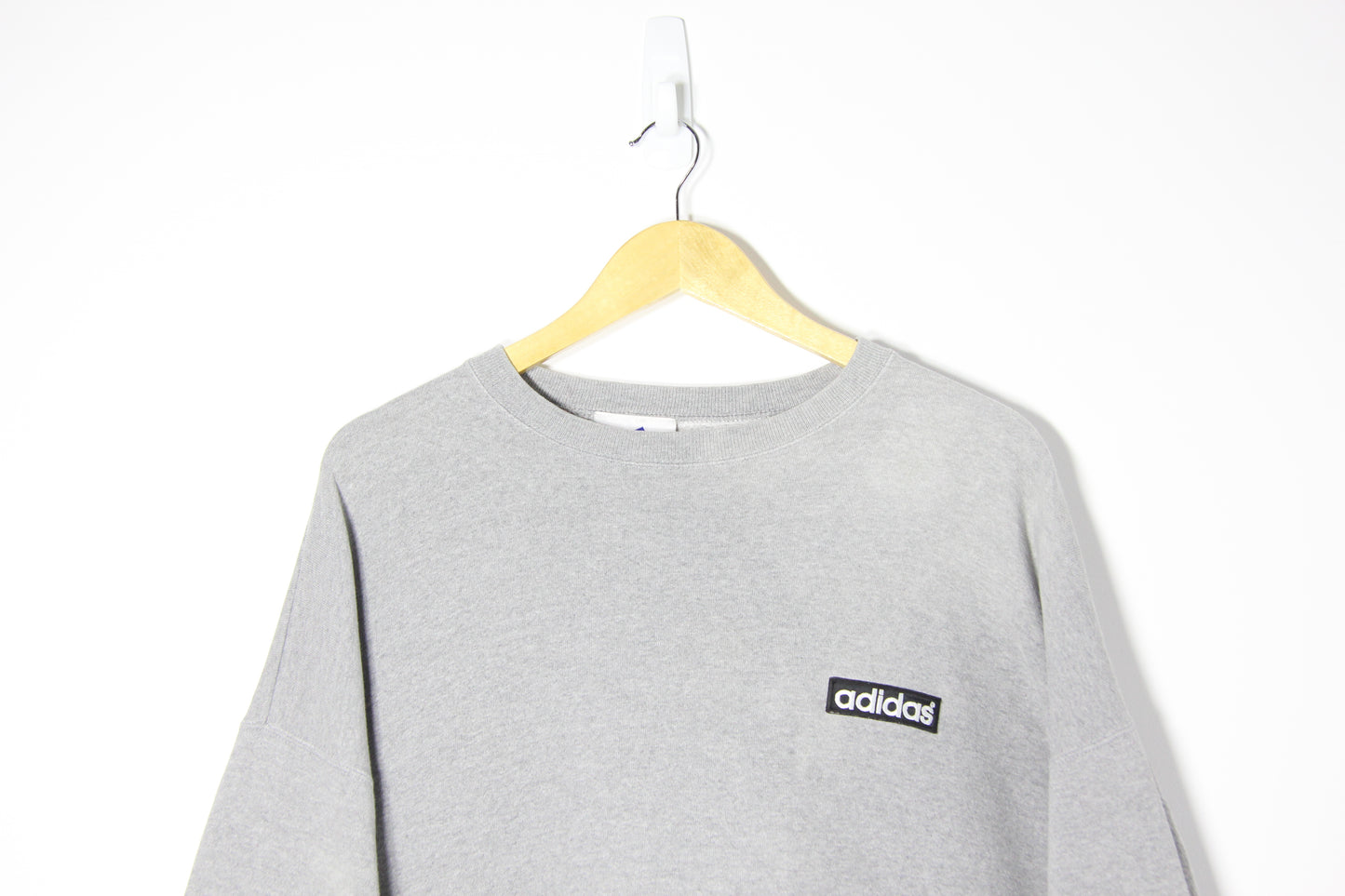 Vintage Adidas Box Logo Sweatshirt - XL