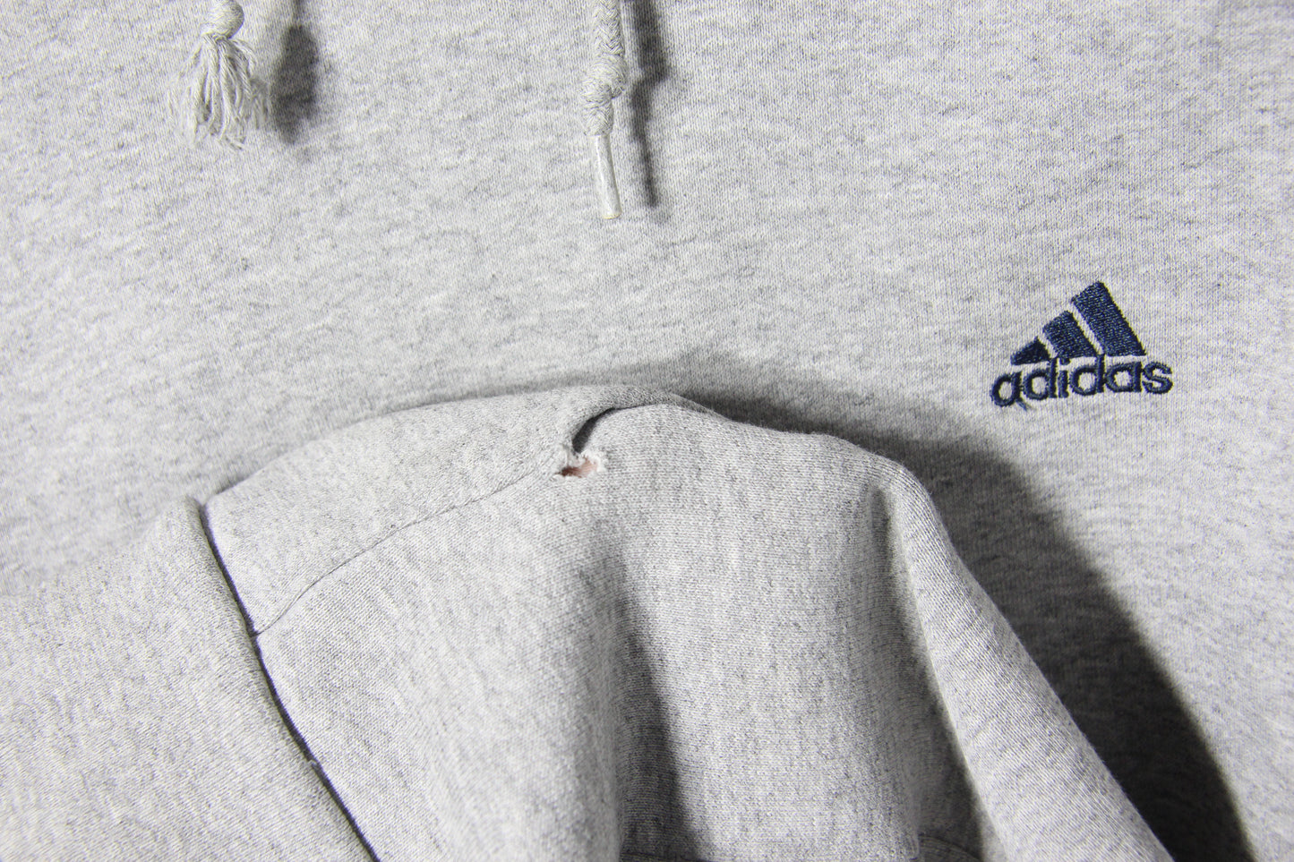 2000's Adidas Hooded Jumper - L