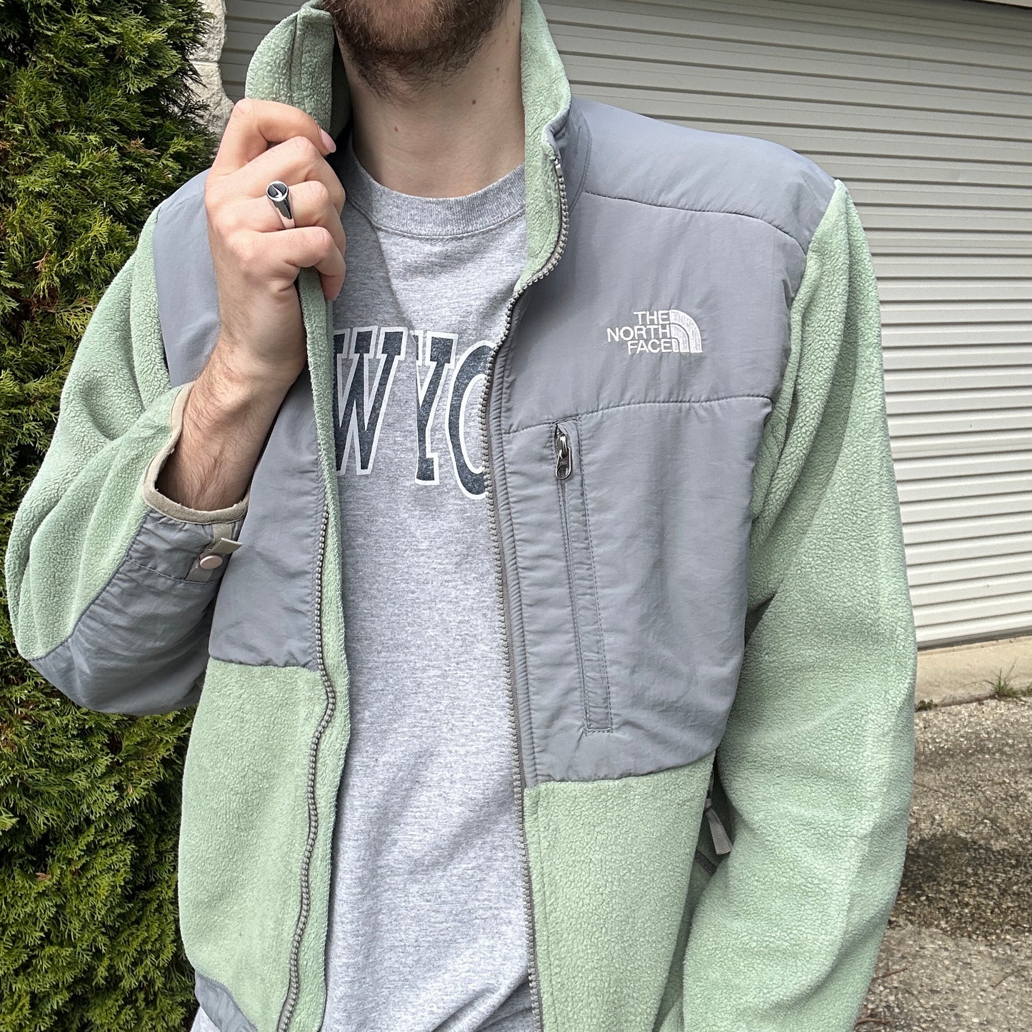 Vintage The North Face Denali Fleece Green - Womens S to M