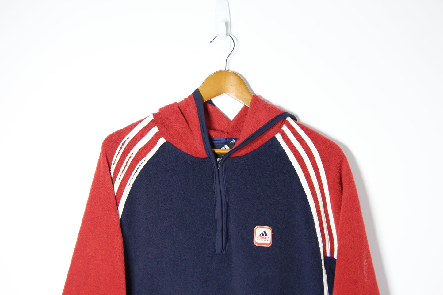 1990's Adidas Hooded Fleece - XL/XXL