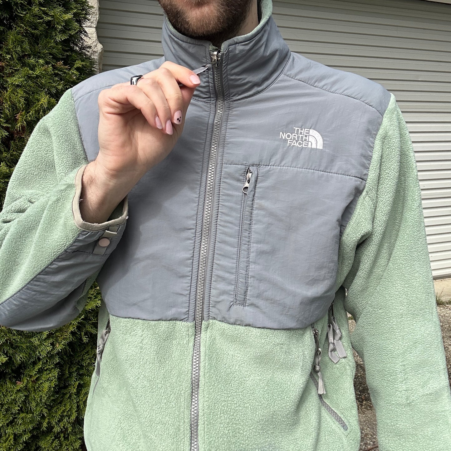 Vintage The North Face Denali Fleece Green - Womens S to M